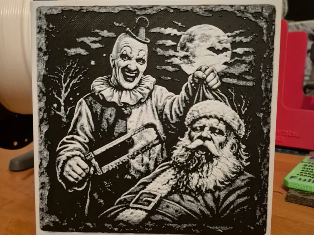 terrifier santa hueforge by Buntsta HueForge model: terrifier santa hueforge by Buntsta