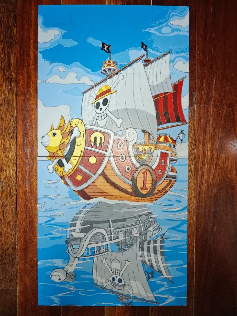 Thousand Sunny & Going Merry by TheHueforgeLady HueForge model: Thousand Sunny & Going Merry by TheHueforgeLady