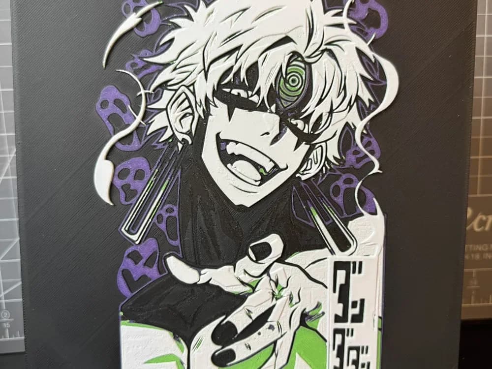 Hueforge of One Eye from DanDaDan anime by SBC Creations HueForge model: Hueforge of One Eye from DanDaDan anime by SBC Creations