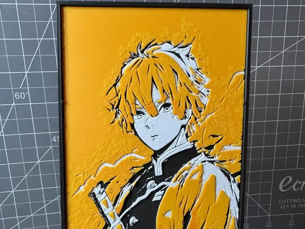 Hueforge of Zenitsu Agatsuma from Demon Slayer