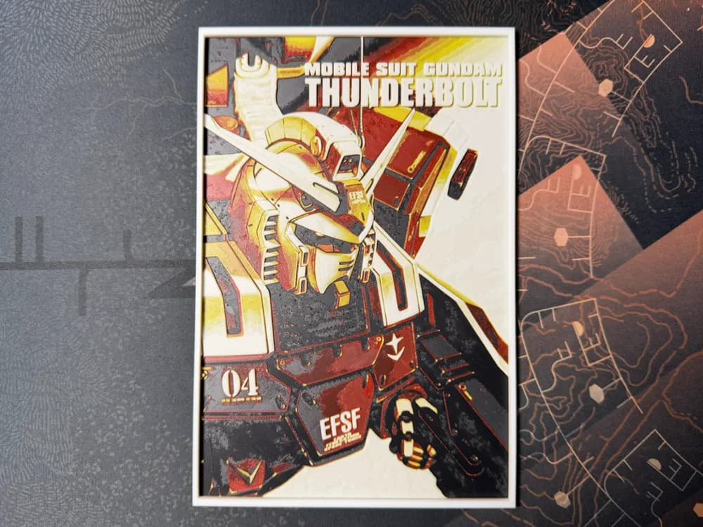 Mobile Suit Gundam Thunderbolt by ZorPrime7 HueForge model: Mobile Suit Gundam Thunderbolt by ZorPrime7