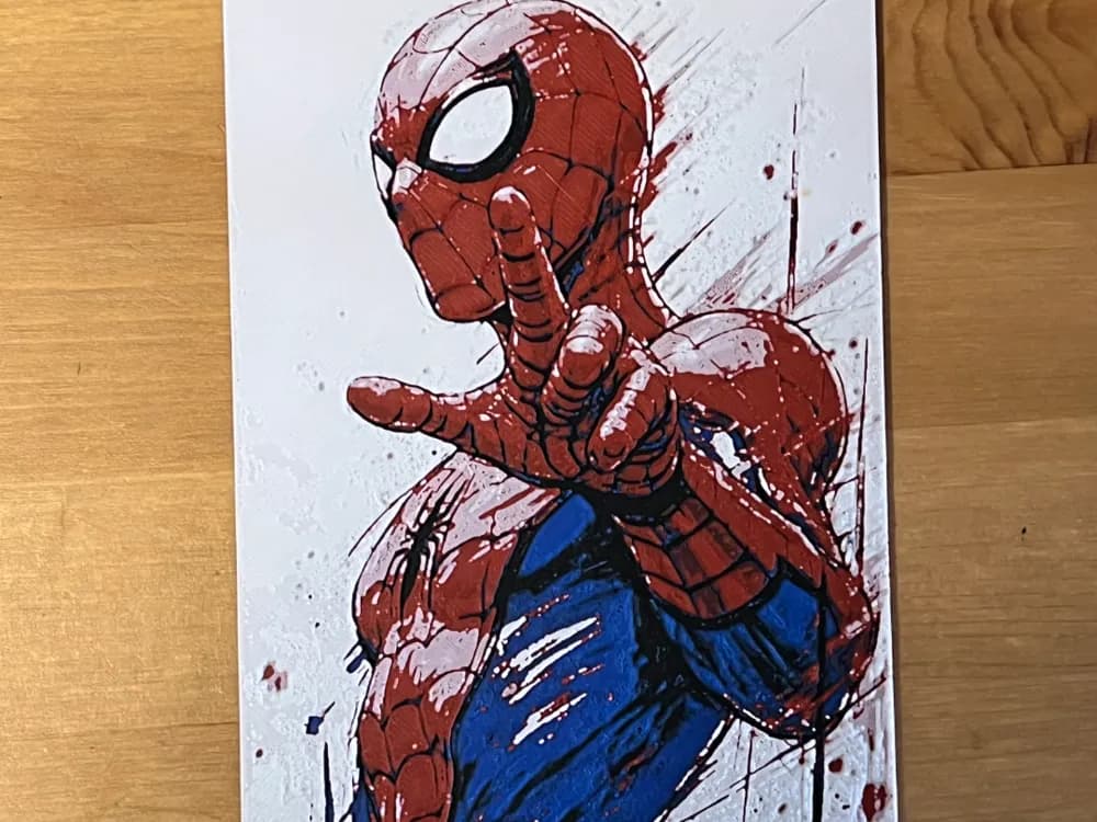 spiderman hueforge by Morganja HueForge model: spiderman hueforge by Morganja
