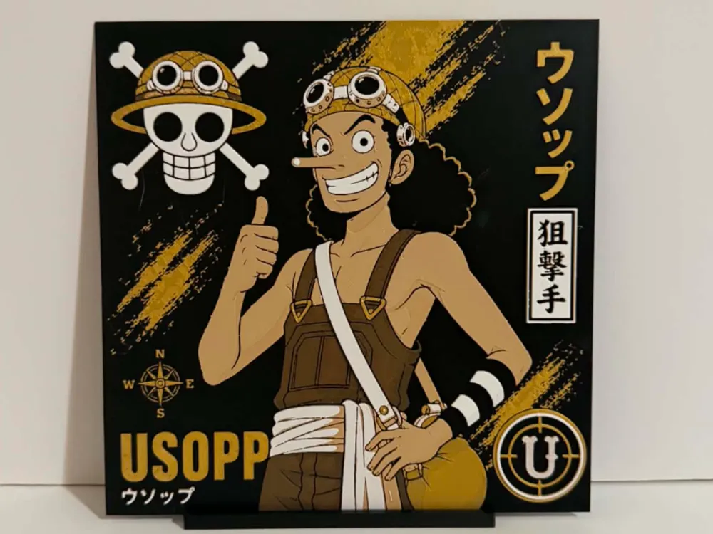 Usopp Hueforge by Magnolia Crafts HueForge model: Usopp Hueforge by Magnolia Crafts