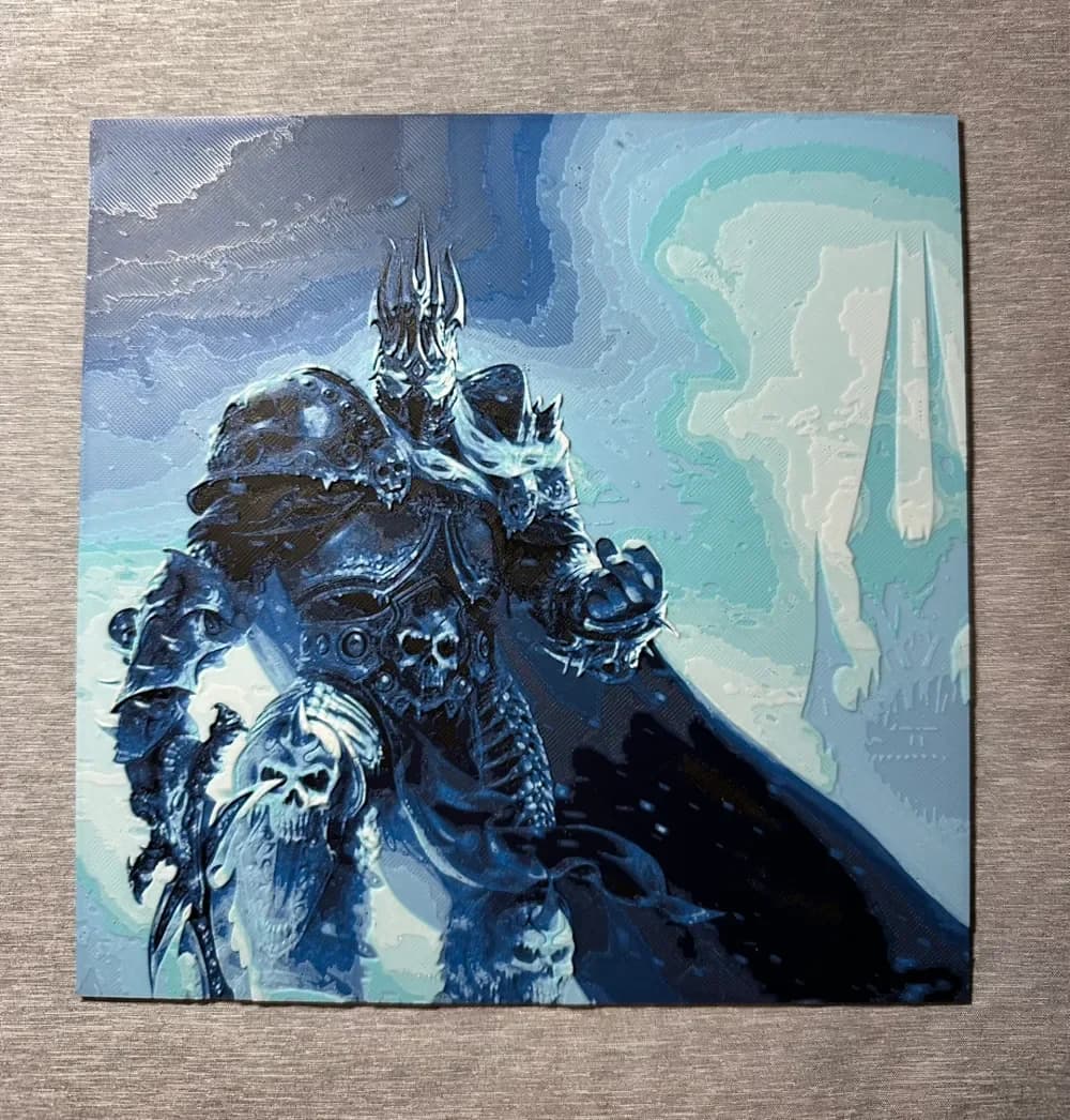 HueForge model: Lich King WoW Hueforge by Hey Ben
