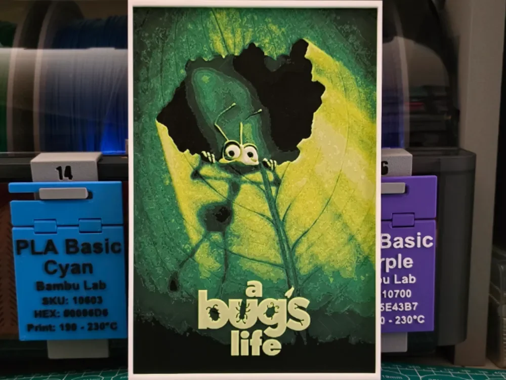 A Bug's Life Movie Poster - Hueforge Art