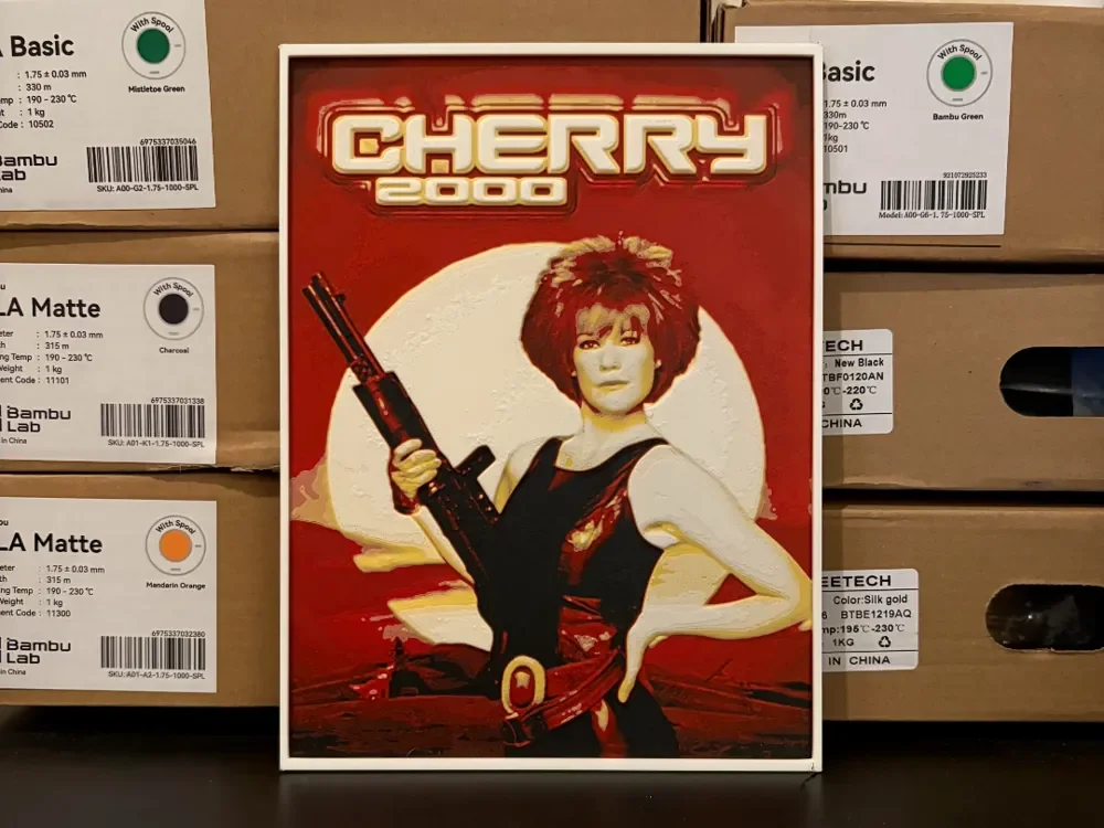 Cherry 2000 Hueforge by Estiv HueForge model: Cherry 2000 Hueforge by Estiv