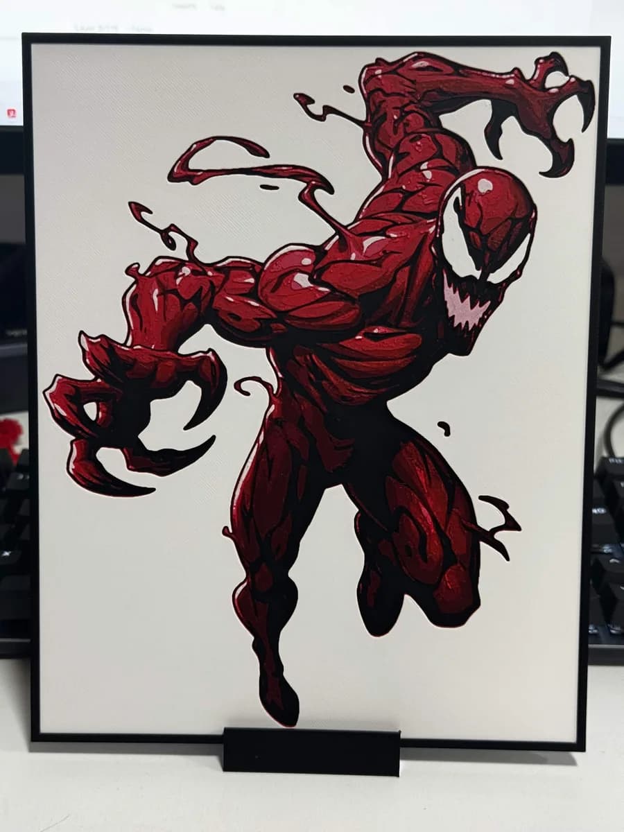 Carnage Leap by Strata Prints HueForge model: Carnage Leap by Strata Prints