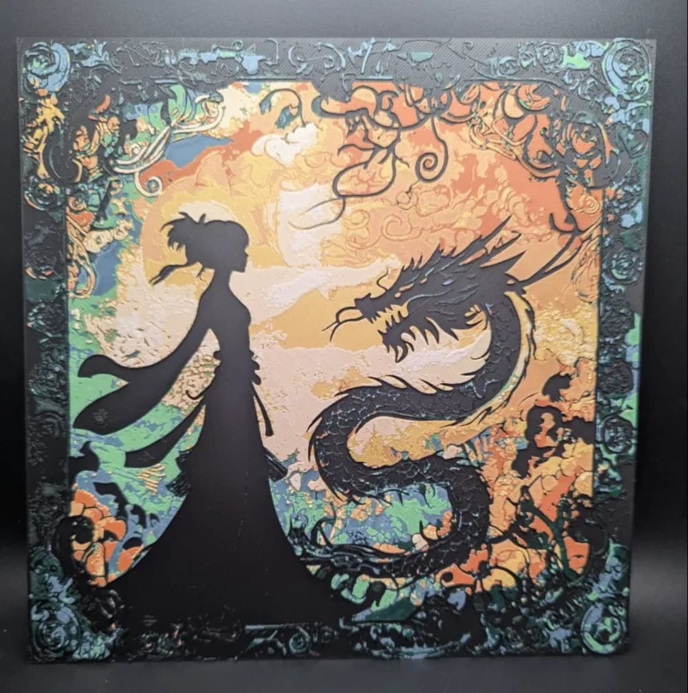 HueForge model: Mulan Hueforge by the_bearded_jedi