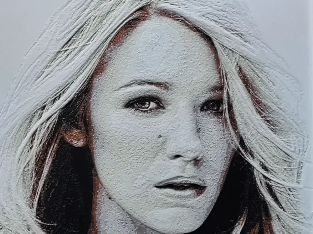 Blake Lively HueForge 4 Color by BoDad HueForge model: Blake Lively HueForge 4 Color by BoDad