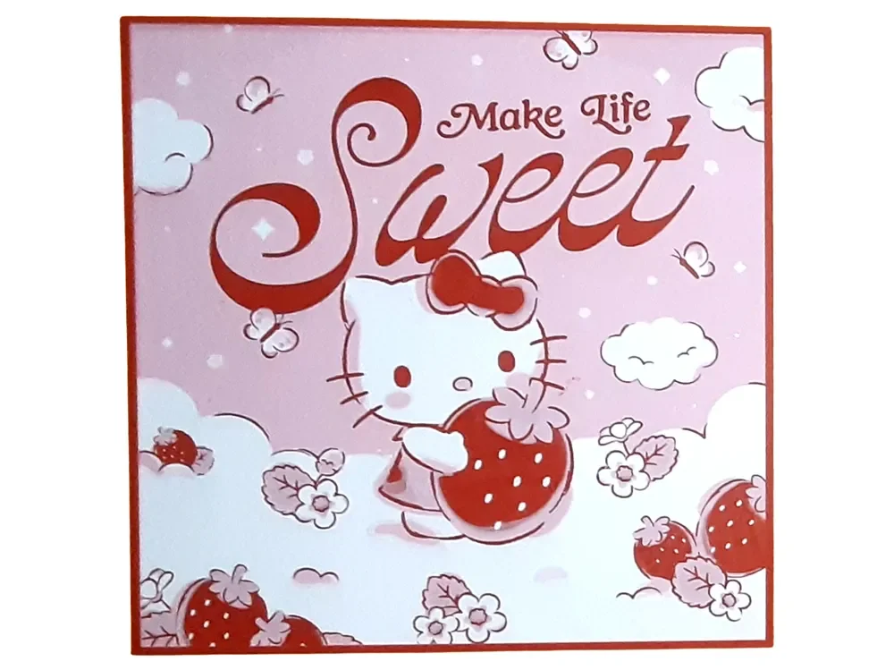 Hello Kitty Make Life Sweet Hueforge Strawberry by Elsie Moonshadow HueForge model: Hello Kitty Make Life Sweet Hueforge Strawberry by Elsie Moonshadow
