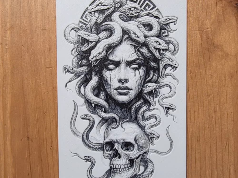 Medusa Hueforge by Morganja HueForge model: Medusa Hueforge by Morganja
