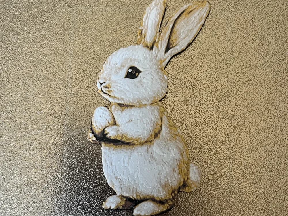 bunny cake topper by Morganja HueForge model: bunny cake topper by Morganja