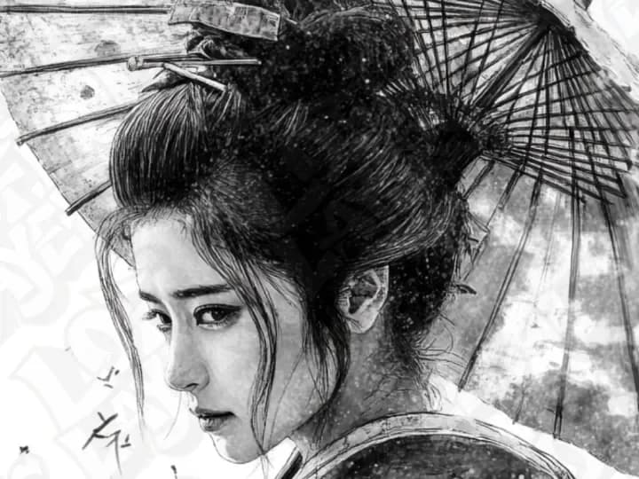 Japanese Woman Hueforge by LoFi Layers HueForge model: Japanese Woman Hueforge by LoFi Layers