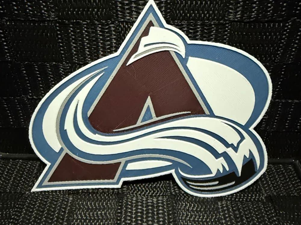 Colorado Avalanche Logo - Hueforge by JoDau HueForge model: Colorado Avalanche Logo - Hueforge by JoDau