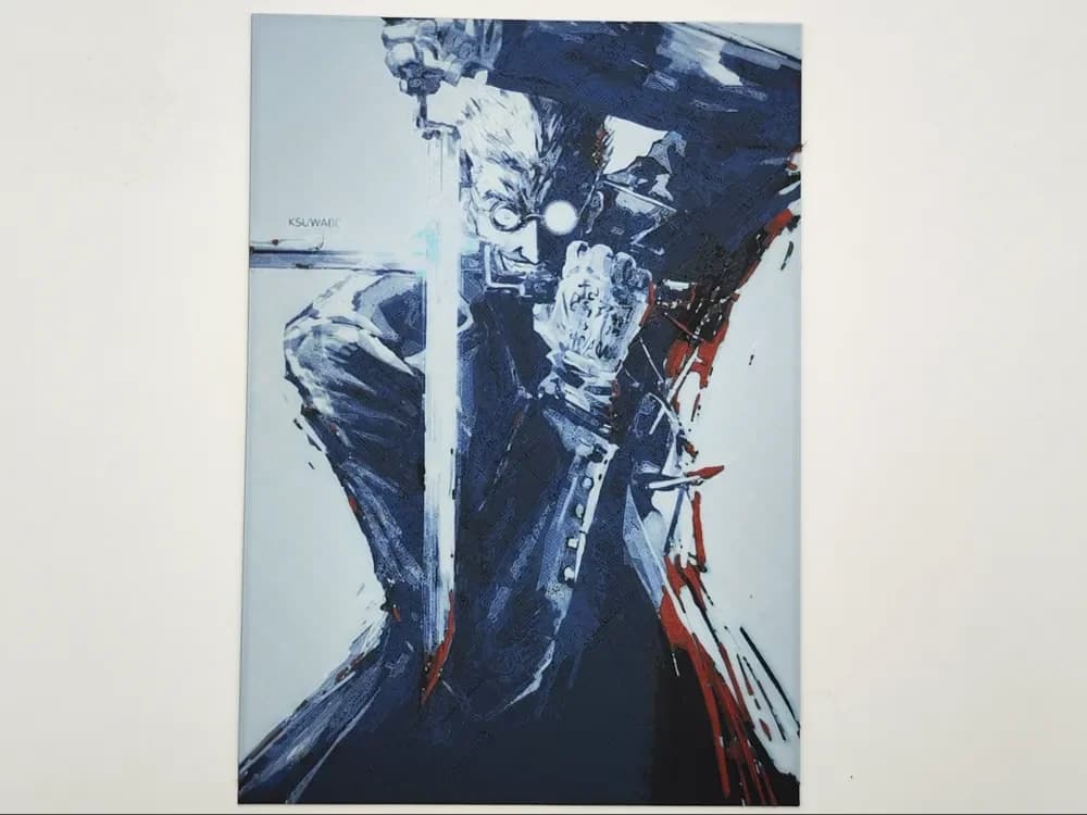 Alexander Anderson from Hellsing - hueforge by Altf4-Formation HueForge model: Alexander Anderson from Hellsing - hueforge by Altf4-Formation