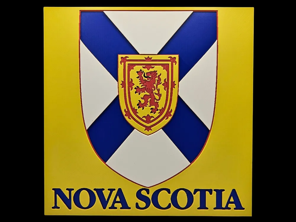 HueForge model: Nova Scotia by BusyKikiBee