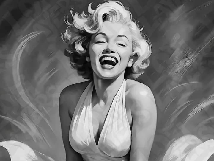 Marilyn's Moment Hueforge by LoFi Layers HueForge model: Marilyn's Moment Hueforge by LoFi Layers