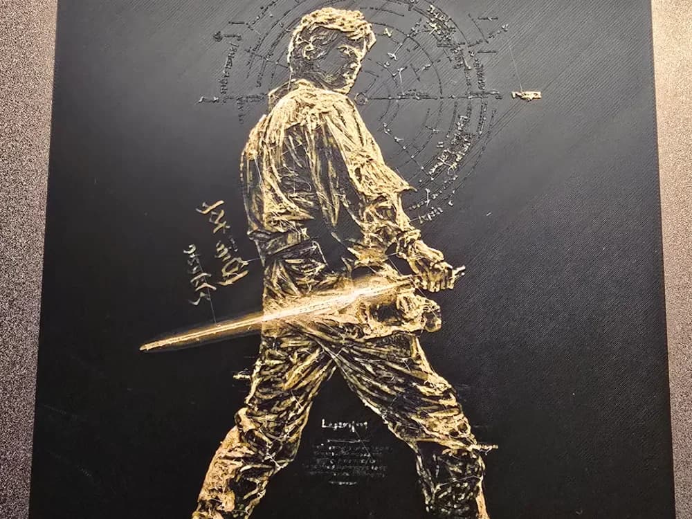 Star Wars - Luke Skywalker Hueforge by 3D-Mentiel HueForge model: Star Wars - Luke Skywalker Hueforge by 3D-Mentiel