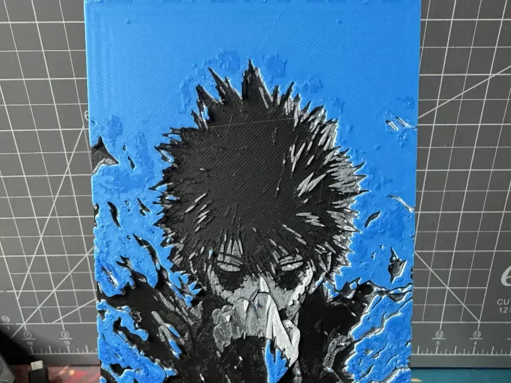HueForge model: Hueforge of Dabi from My Hero Academia by SBC Creations