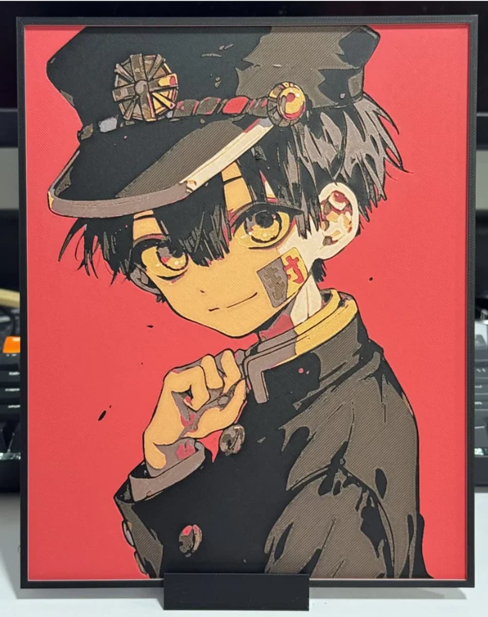 HueForge model: Hanako Toilet-Bound by Strata Prints