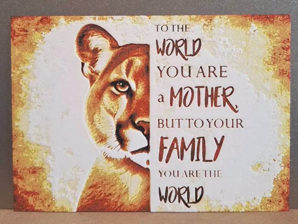 Mothers Worlds - 4 colour hueforge by 3dGlow HueForge model: Mothers Worlds - 4 colour hueforge by 3dGlow