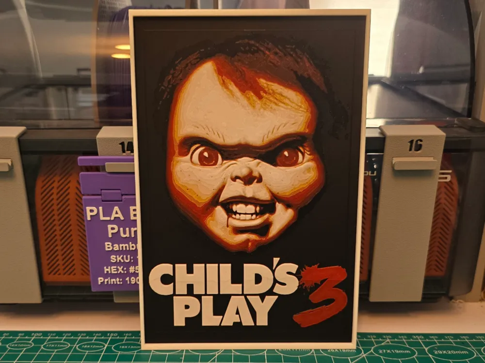 Child's Play 3 Movie Poster - Hueforge Art Child's Play 3 Movie Poster - Hueforge Art