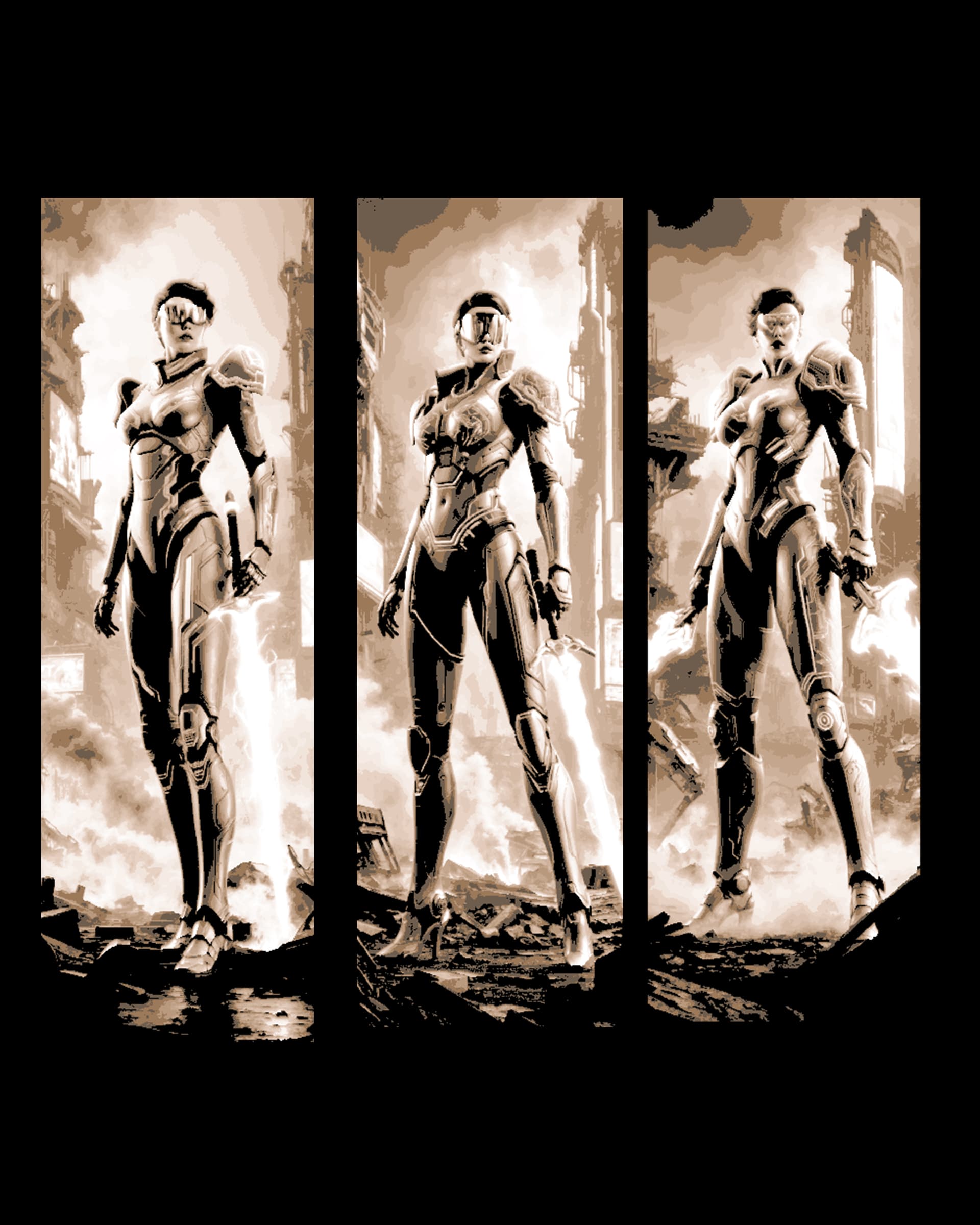 the sleek armor of the Space Warrior Heroine - danger for all others - set of bookmarks by BooneCo3d HueForge model: the sleek armor of the Space Warrior Heroine - danger for all others - set of bookmarks by BooneCo3d