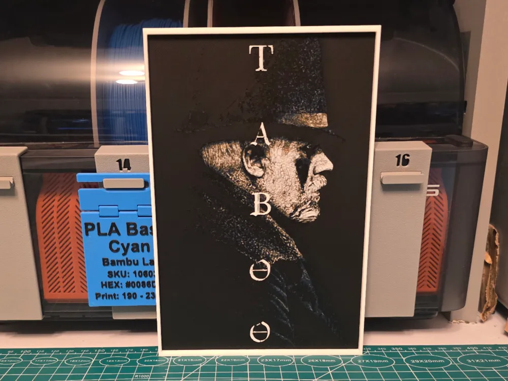 Taboo Series Poster- Hueforge Art by Lumpy3D HueForge model: Taboo Series Poster- Hueforge Art by Lumpy3D