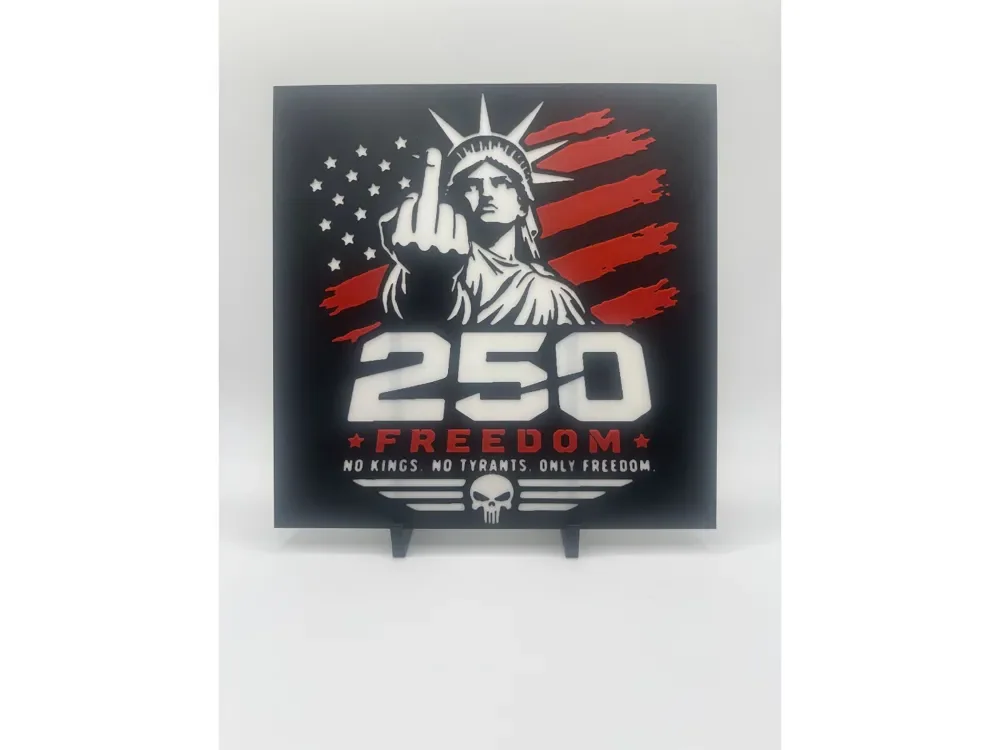 Lady Liberty Freedom 250 HueForge Lady Liberty Freedom 250 HueForge