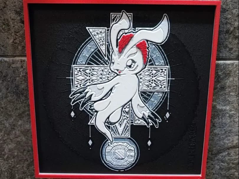 Gomamon evolve by Garuda3D HueForge model: Gomamon evolve by Garuda3D