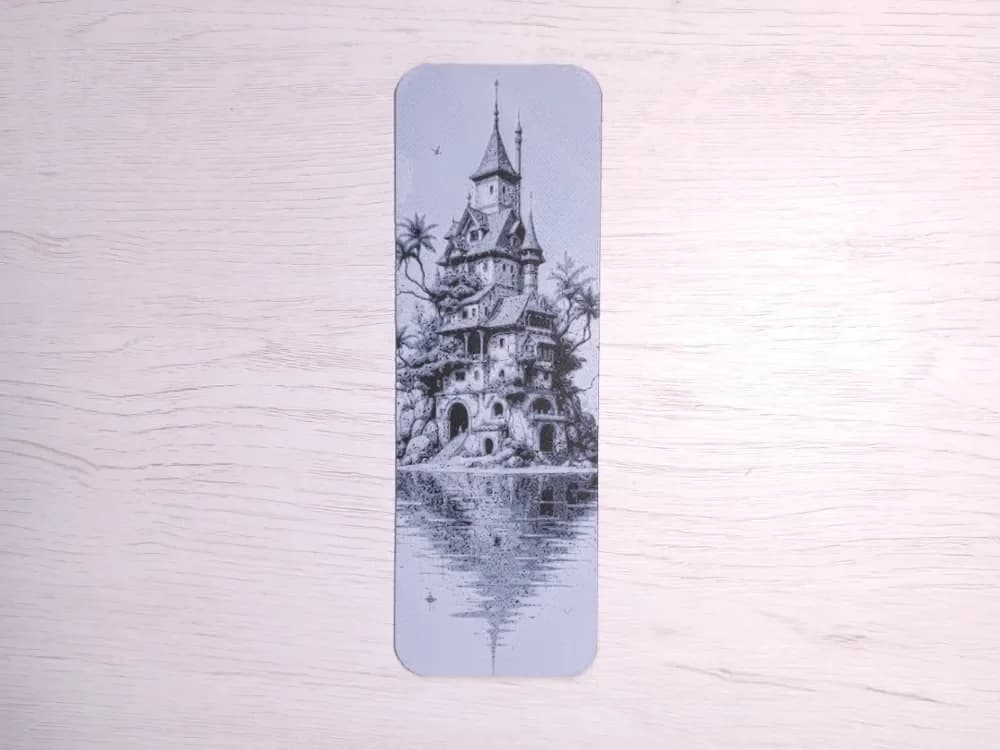 House Island Bookmark by Atrus Design HueForge model: House Island Bookmark by Atrus Design