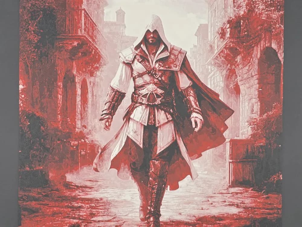 Assassin's Creed Hueforge by 3D-Mentiel HueForge model: Assassin's Creed Hueforge by 3D-Mentiel