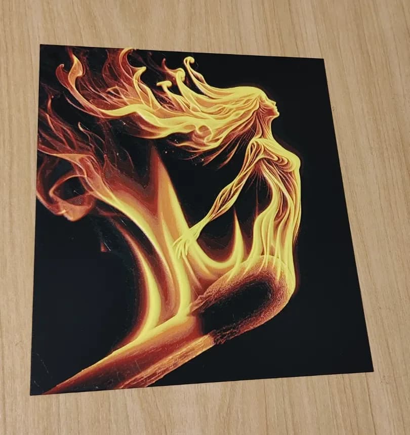 Lady Fire HueForge Lady Fire HueForge