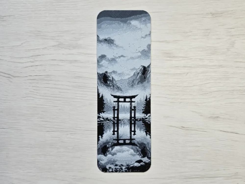 Gate Tori Bookmark by Atrus Design HueForge model: Gate Tori Bookmark by Atrus Design