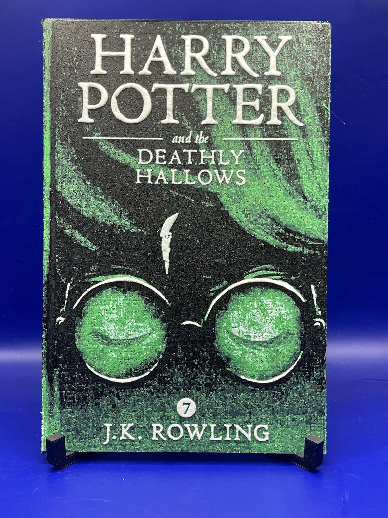 Harry Potter and the Deathly Hallows HueForge Book Cover Fan Art