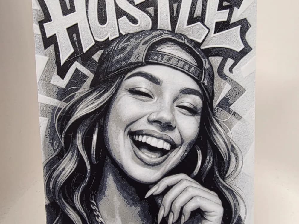 Hustle Hueforge by Morganja HueForge model: Hustle Hueforge by Morganja