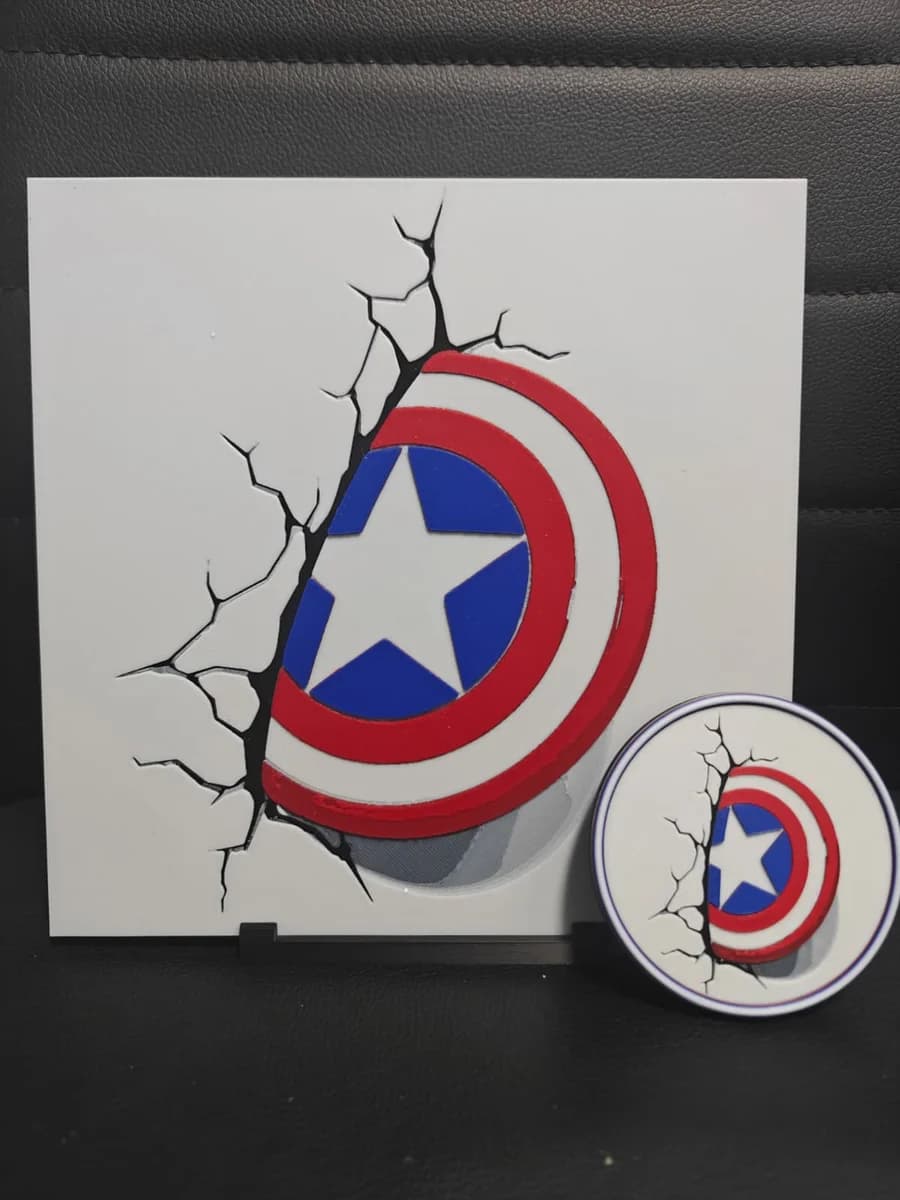 Captain America Shield Broken Wall set Captain America Shield Broken Wall set
