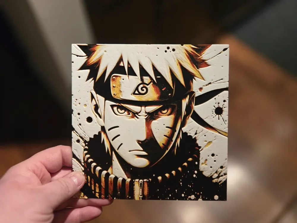 Graffiti Naruto Hueforge by 3Ree Printing HueForge model: Graffiti Naruto Hueforge by 3Ree Printing