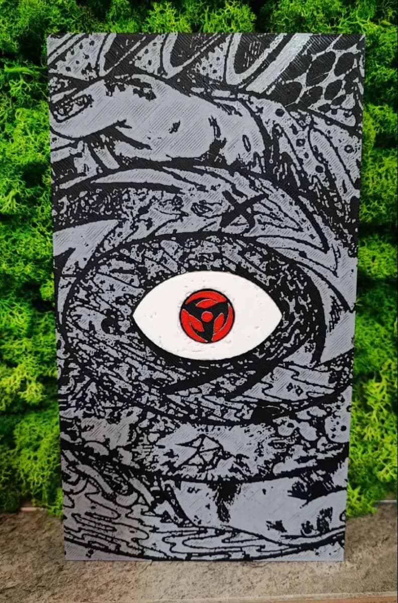 Sharingan Dream by Garuda3D HueForge model: Sharingan Dream by Garuda3D