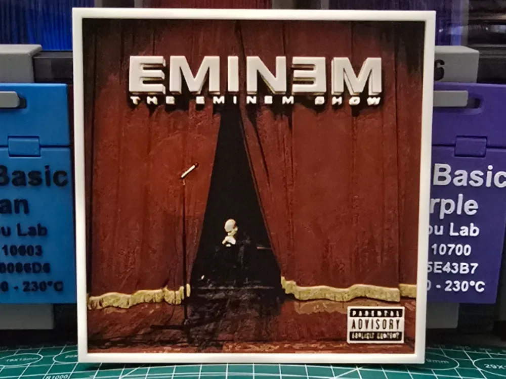 Eminem "The Eminem Show" Album - Hueforge Art by Lumpy3D HueForge model: Eminem "The Eminem Show" Album - Hueforge Art by Lumpy3D