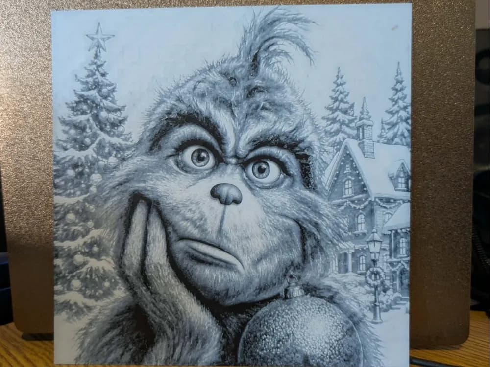 Is it Grinchmas yet? - Hueforge by 3dGlow HueForge model: Is it Grinchmas yet? - Hueforge by 3dGlow