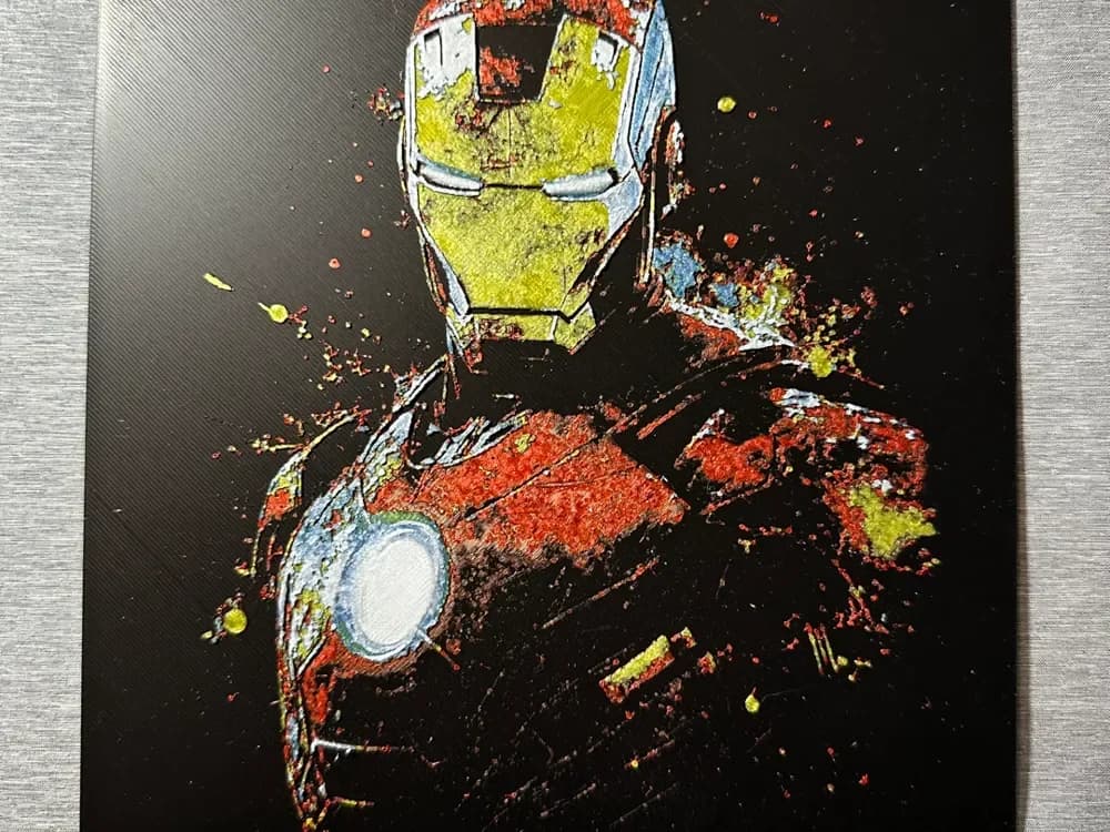 HueForge model: Iron Man Silk Hueforge by Hey Ben