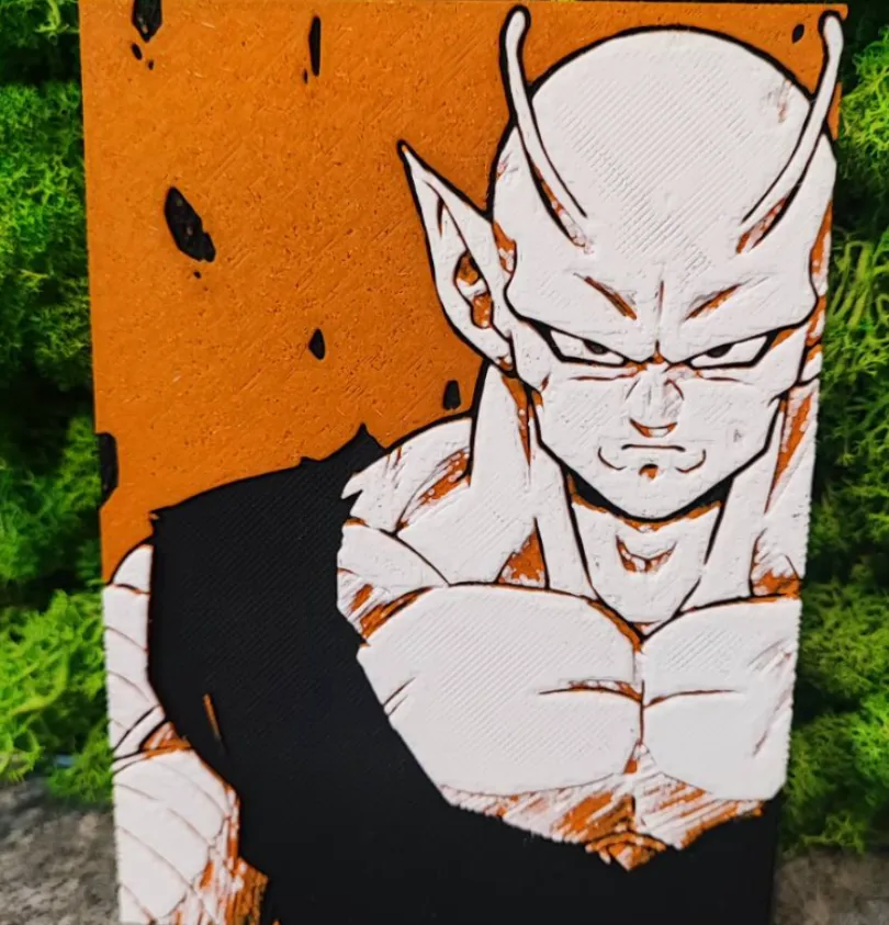 Piccolo by Garuda3D HueForge model: Piccolo by Garuda3D