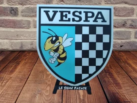 Logo Vespa Hueforge by leshowpatate HueForge model: Logo Vespa Hueforge by leshowpatate