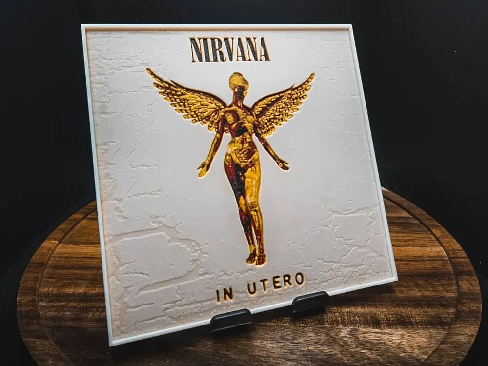 Nirvana – In Utero (Album Art - HueForge) by HugheCraft HueForge model: Nirvana – In Utero (Album Art - HueForge) by HugheCraft