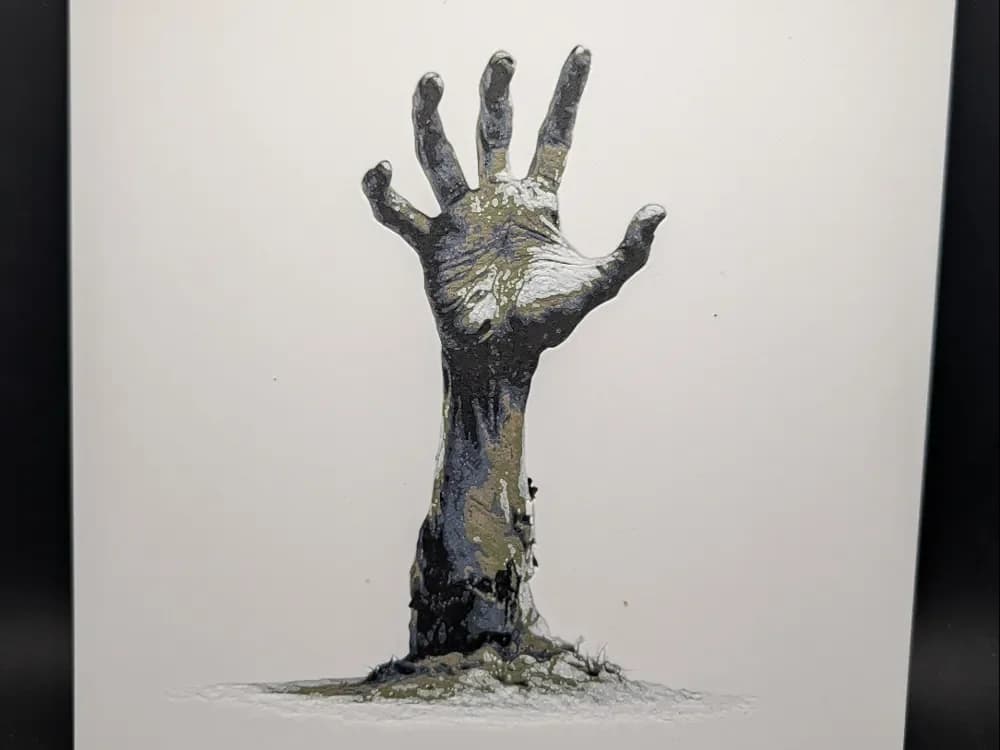 Zombie Hand Hueforge by the_bearded_jedi HueForge model: Zombie Hand Hueforge by the_bearded_jedi