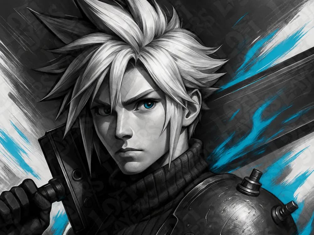 Cloud Strife Hueforge Cloud Strife Hueforge