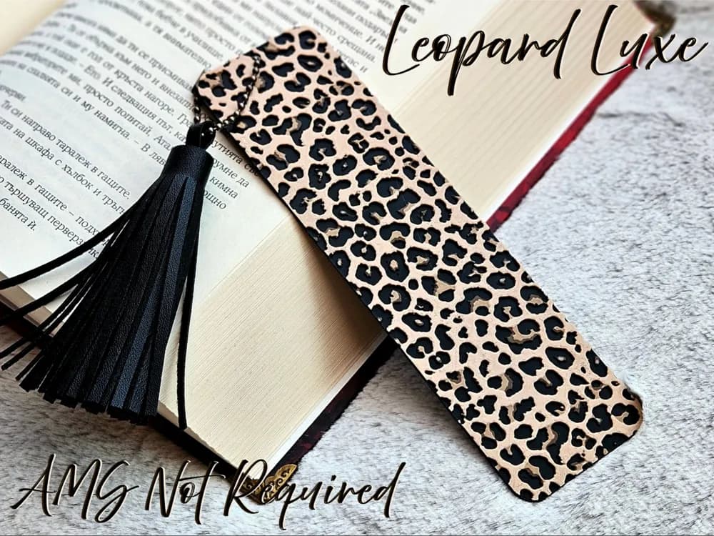 Leopard Luxe - Stylish Bookmark by C3D HueForge model: Leopard Luxe - Stylish Bookmark by C3D