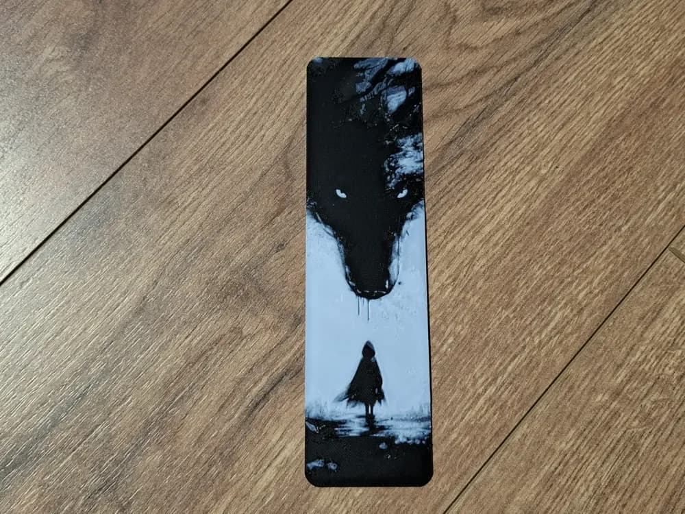 Little Red Riding Hood bookmark - Hueforge by EternalDesigns3D HueForge model: Little Red Riding Hood bookmark - Hueforge by EternalDesigns3D