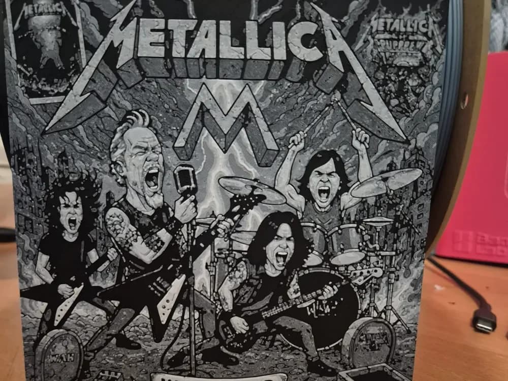 metallica 4 hueforge by Buntsta HueForge model: metallica 4 hueforge by Buntsta